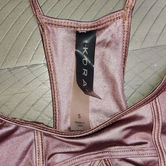 Koral Rosegold Sports Bra Sz S - Picture 2 of 6